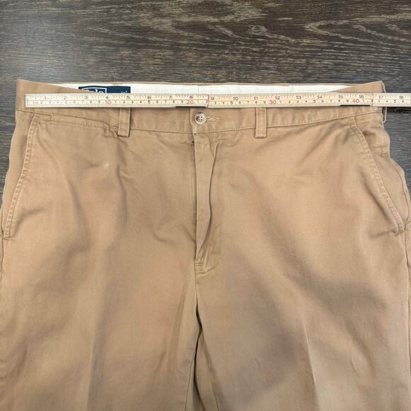 Polo Ralph Lauren Preston Pants Mens 34x30 Khaki Cotton Chino Straight Preppy - Picture 13 of 16